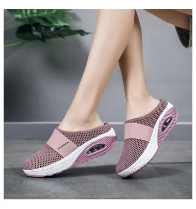  🔥2026 Summer Best Seller - Women's Cushion Slip-On Walking Shoes